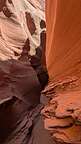 Colorful walls of Spooky Slot Canyon